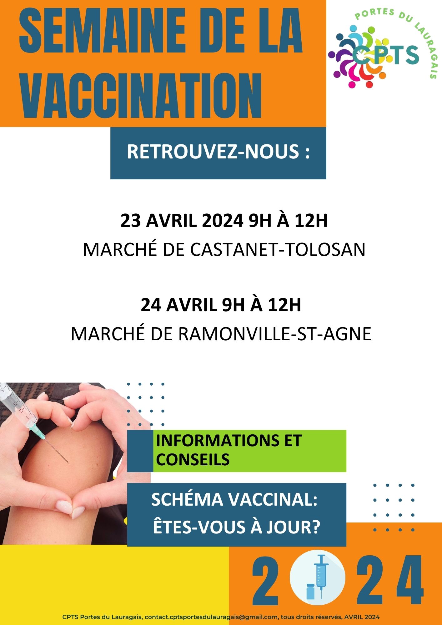 affiche actions vaccination