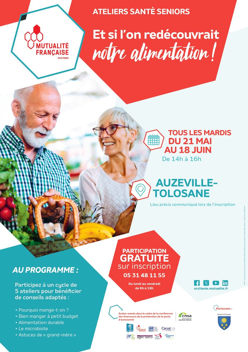 Affiche de l'évènement Séniors: Et si l'on redécouvrait notre alimentation !