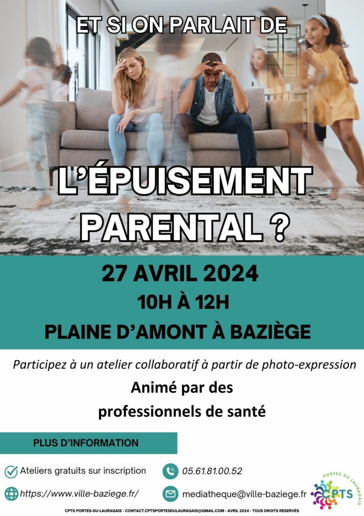 affiche épuisement parental