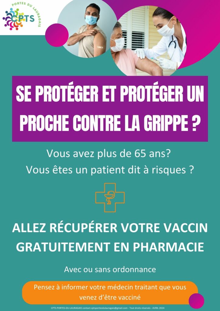 affiche vaccin grippe