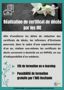 Lire la suite à propos de l’article Certificat de décès