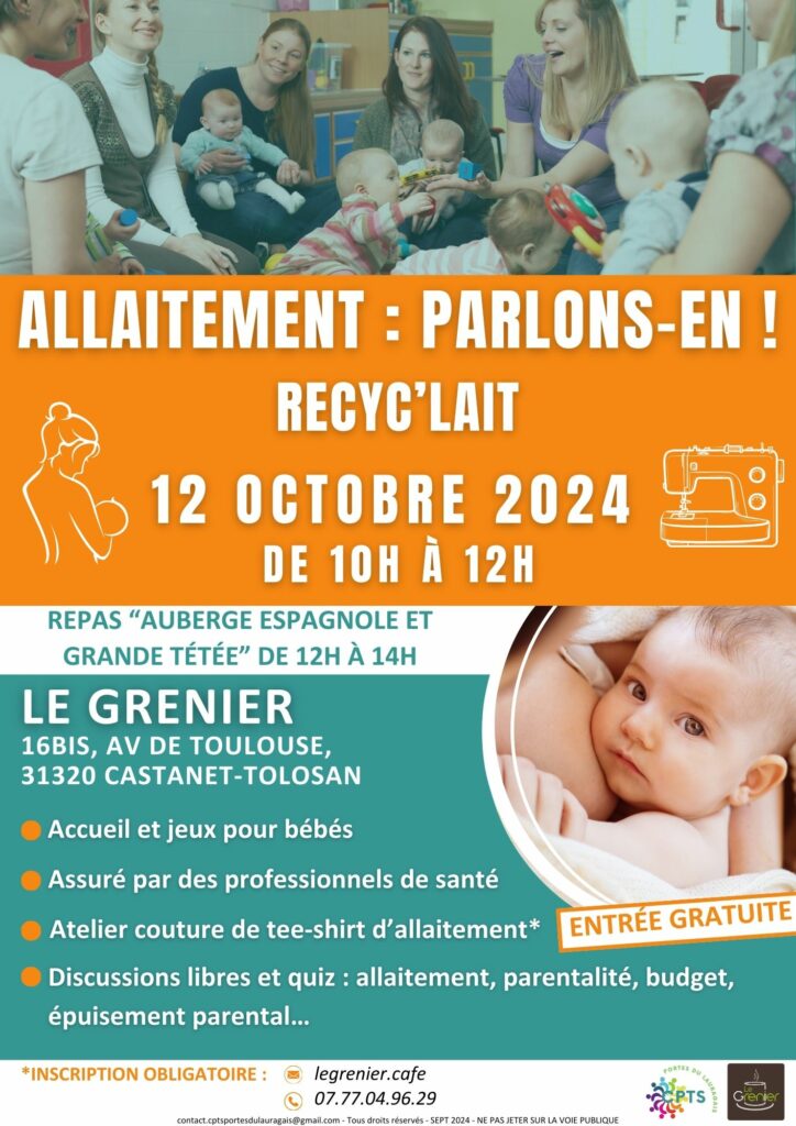 Affiche allaitement parlons en