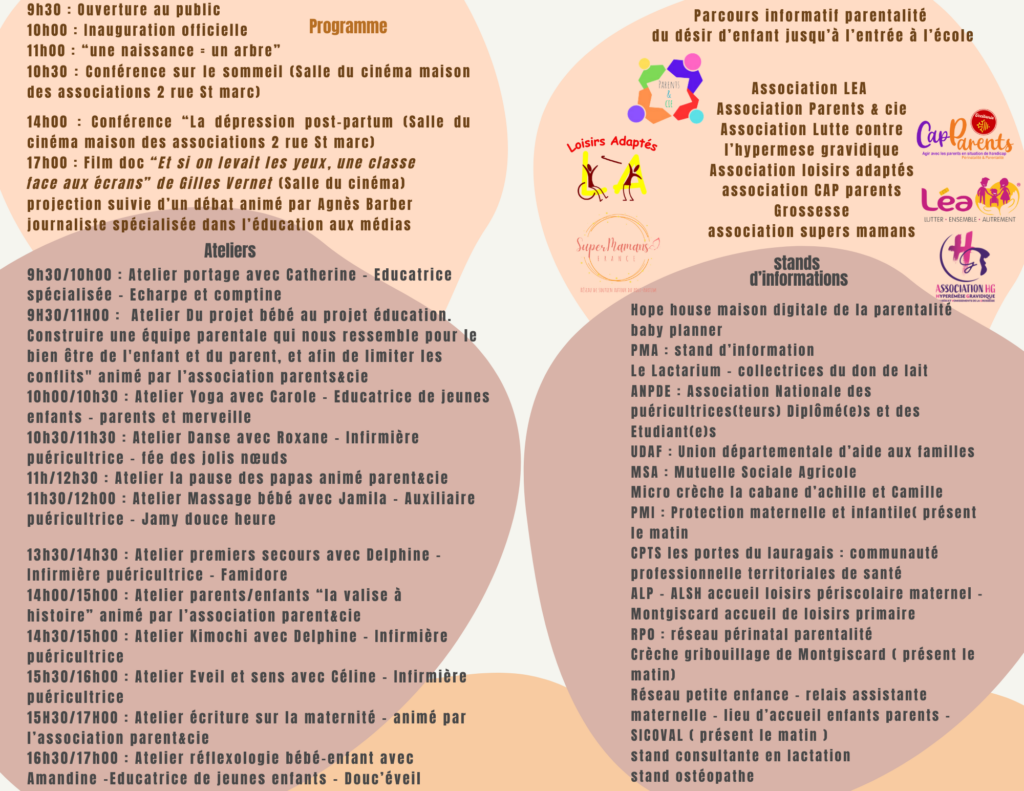 Programme forum de la parentalité